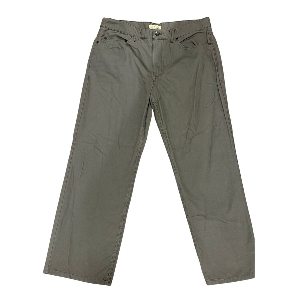 Blue Mountain 100% Cotton Gray Men's Pants Size 36x30
